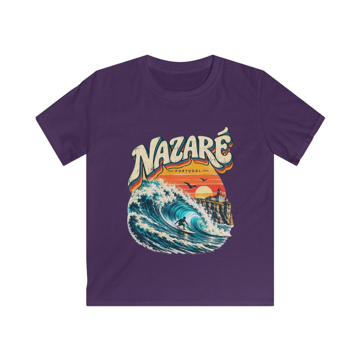 Kids' Nazaré Surf Wave T-Shirt | MONSTER SWELL
