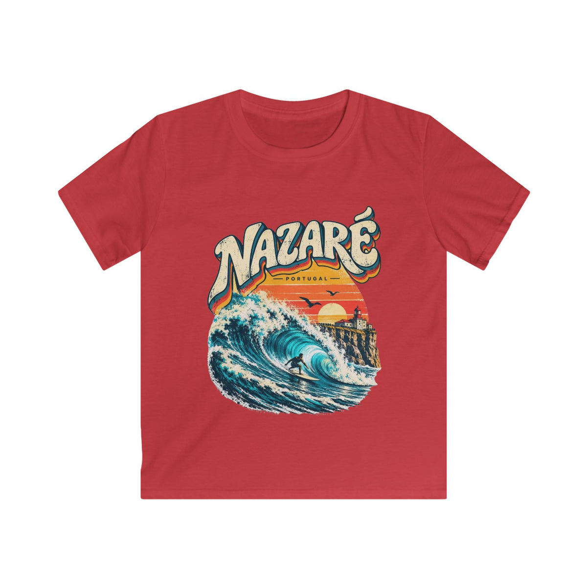 Kids' Nazaré Surf Wave T-Shirt | MONSTER SWELL