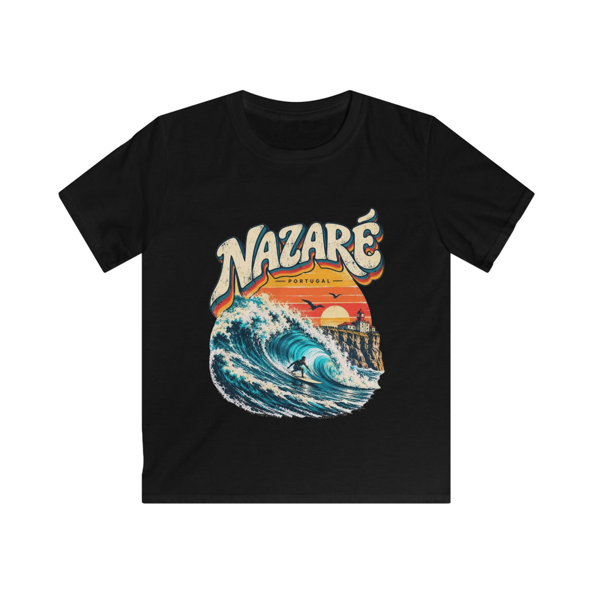 Kids' Nazaré Surf Wave T-Shirt | MONSTER SWELL