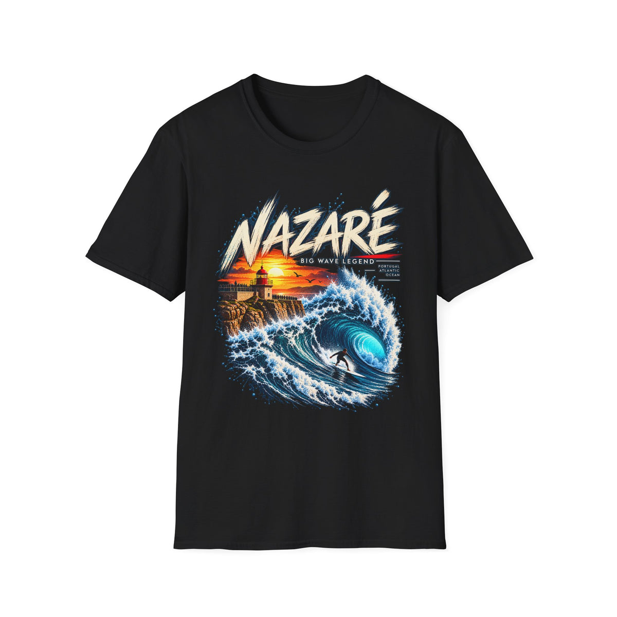 Nazaré Big Wave Legend Surf T-Shirt | MONSTER SWELL