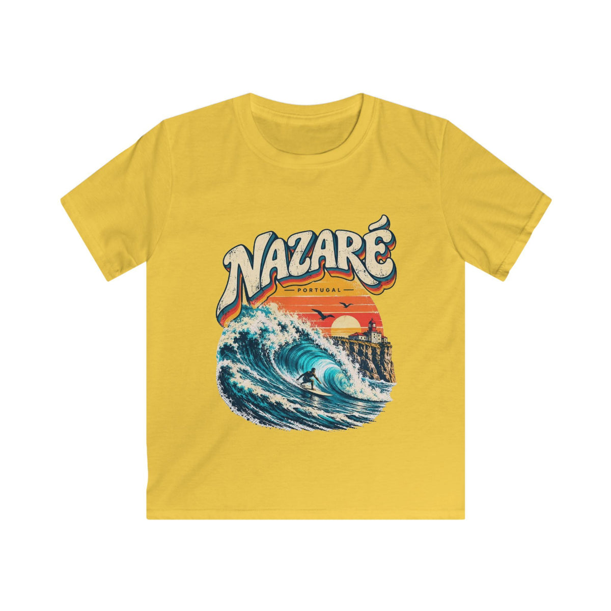 Kids' Nazaré Surf Wave T-Shirt | MONSTER SWELL