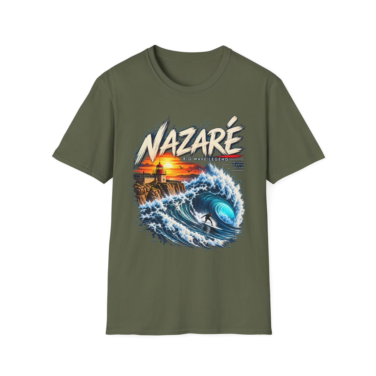Nazaré Big Wave Legend Surf T-Shirt | MONSTER SWELL