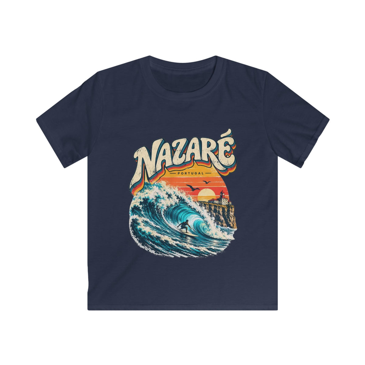 Kids' Nazaré Surf Wave T-Shirt | MONSTER SWELL