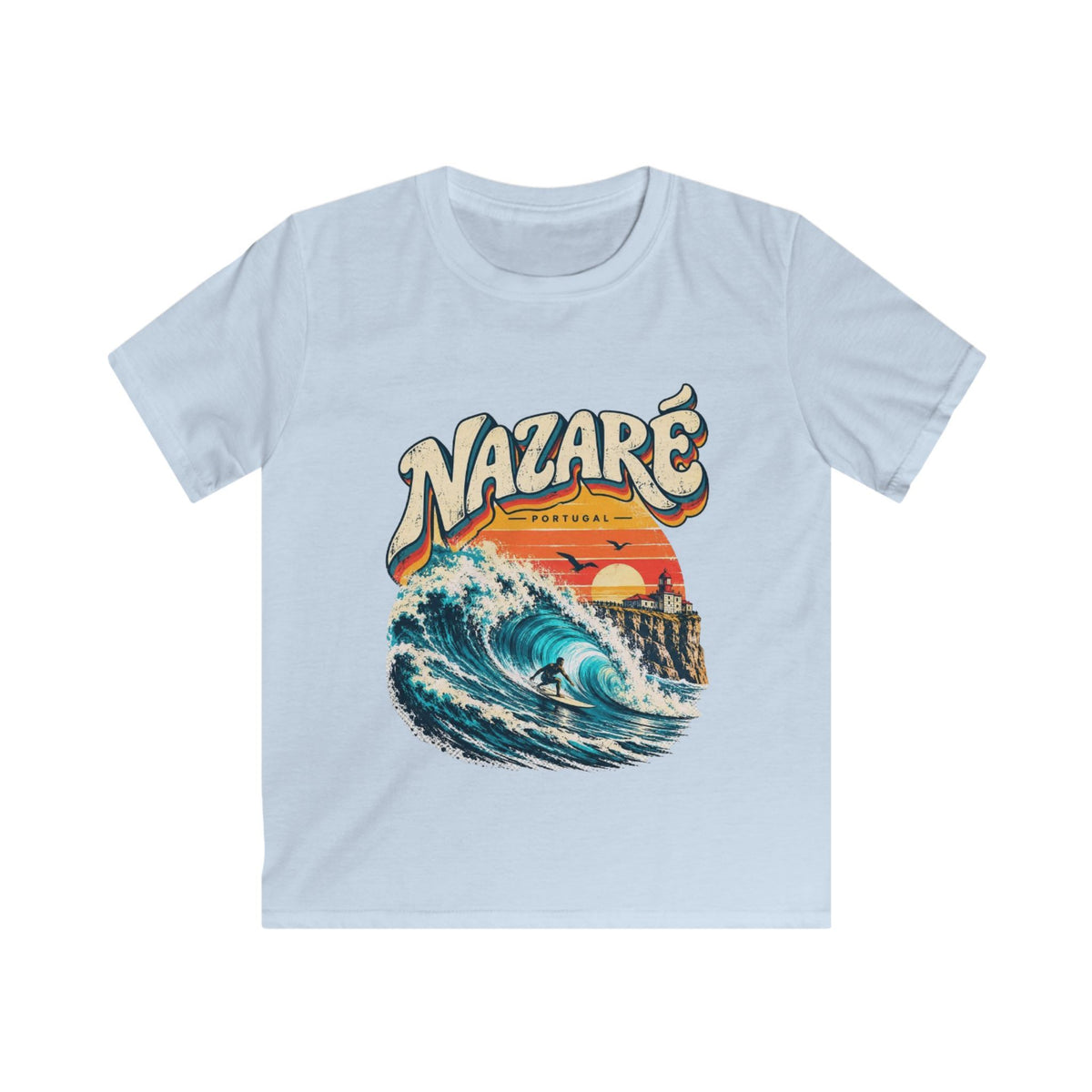 Kids' Nazaré Surf Wave T-Shirt | MONSTER SWELL