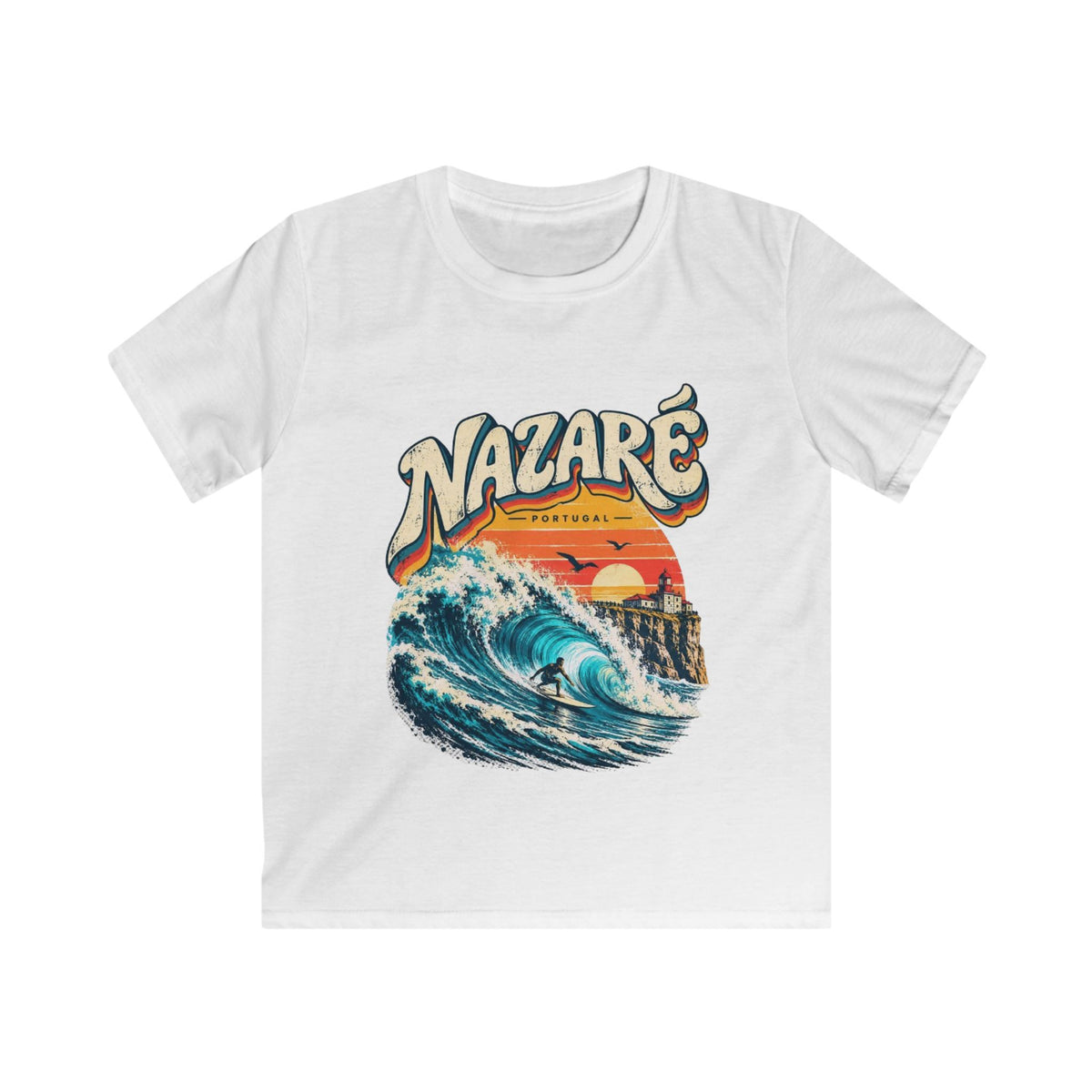 Kids' Nazaré Surf Wave T-Shirt | MONSTER SWELL
