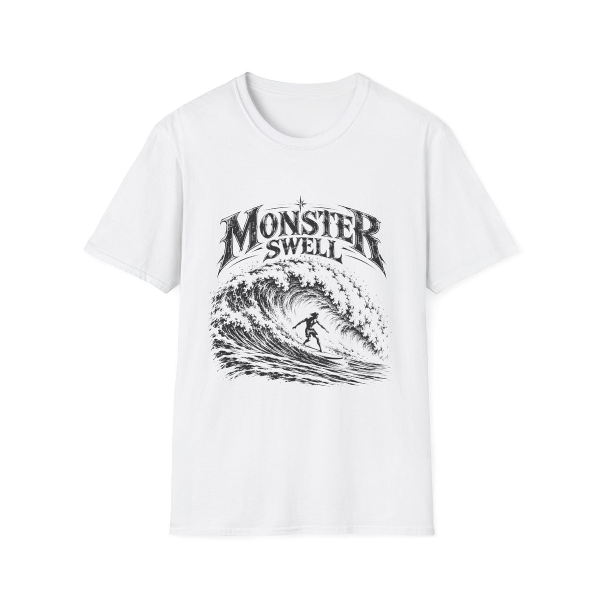 Monster Swell Vintage Surf Wave T-Shirt | MONSTER SWELL
