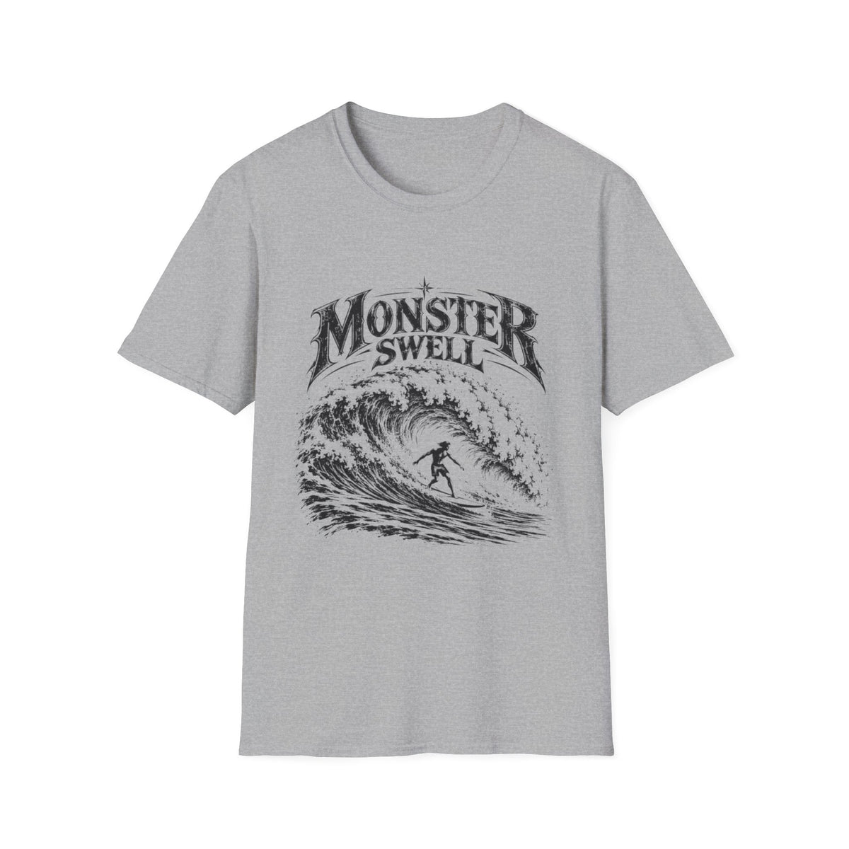 Monster Swell Vintage Surf Wave T-Shirt | MONSTER SWELL