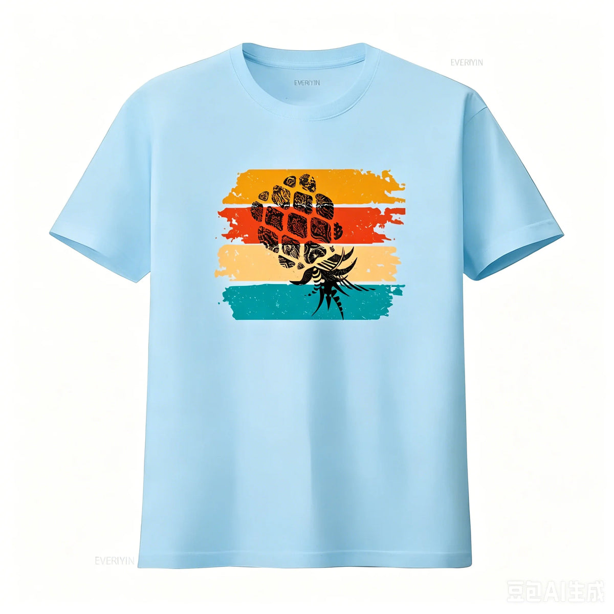 2026 Summer New Design Beach Vacation Surf Print Cotton T-Shirt Daily Casual Unisex For Kids And Adults