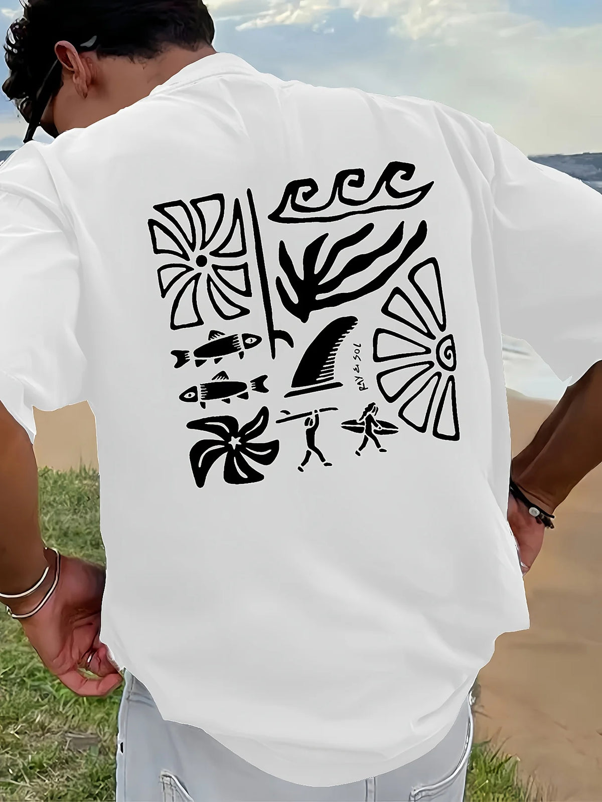 Vintage Polynesian Surf Print T-Shirt Unisex –Retro Hawaiian Beach Streetwear Cotton Tee for Men & Women Summer fashion clothing