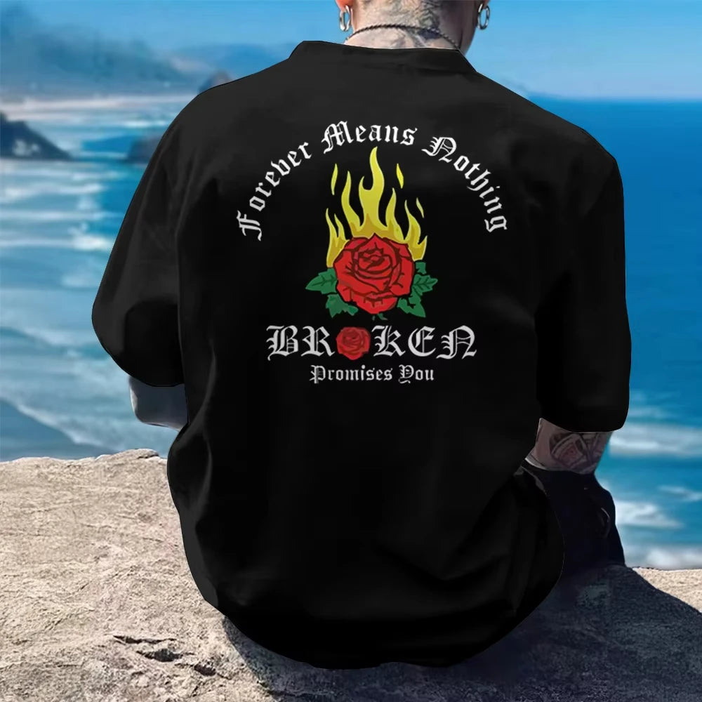 2026 Summer New Design Beach Vacation Surf Print Cotton T-Shirt Daily Casual Unisex For Kids And Adults