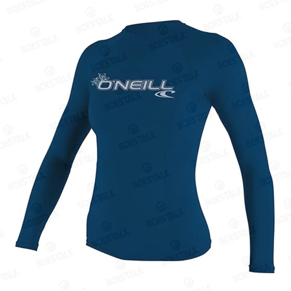 Rash guard for Women Surfing Clothes Swimsuit Rashguard Surf Wear Uv Protection Water Sport Long Sleeve T-shirt Swimwear Suit