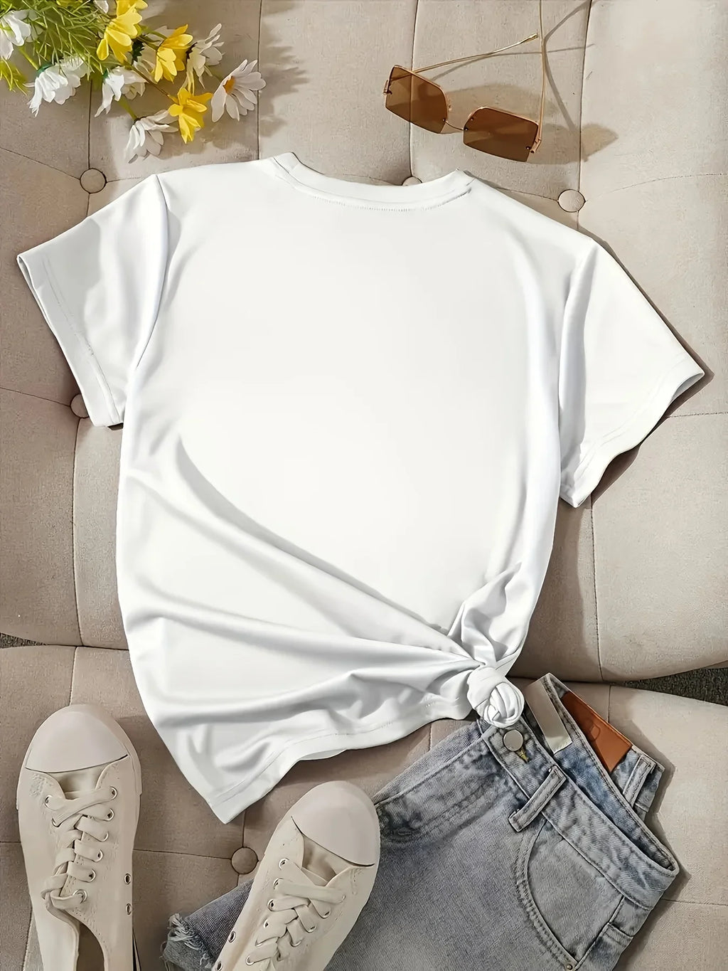 Men's & Women's 100% Cotton Summer T-Shirt California Los Angeles Beach Print Casual Surf Tee