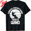 Kitesurfing Kiteboarding Graphic Printed T-Shirt Kitesurf Kiteboarder Wind Surfer Style Man Tshirt Cotton Vintage Loose Y2k Tees