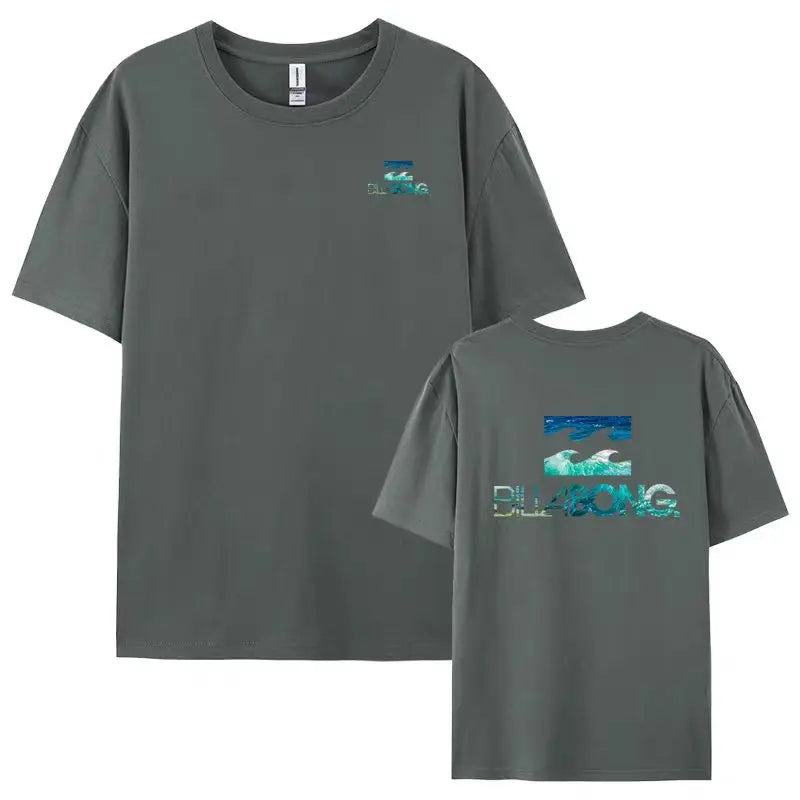 2026 Cotton Spring Summer Oversized T Shirt Men Women Vintage 1973 Logo Short Sleeve Crew Neck Streetwear Surf Culture Tops 2026