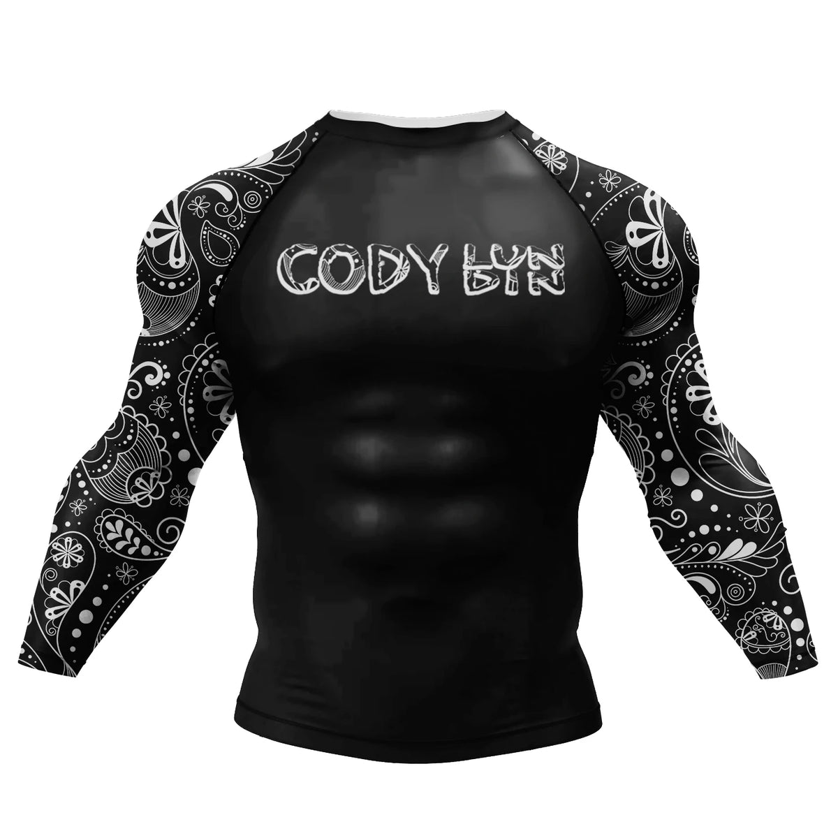 Cody Lundin Swimming Surfing T-shirt Tight Long Sleeve Compression Training Grappling Sportwear MMA BJJ Combat Rash Guard