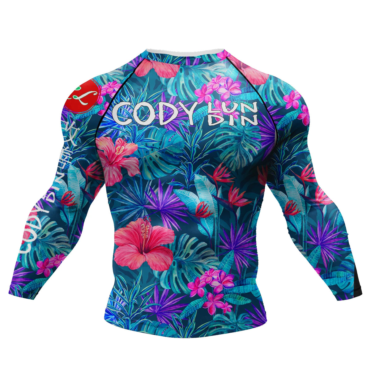 Cody Lundin Swimming Surfing T-shirt Tight Long Sleeve Compression Training Grappling Sportwear MMA BJJ Combat Rash Guard