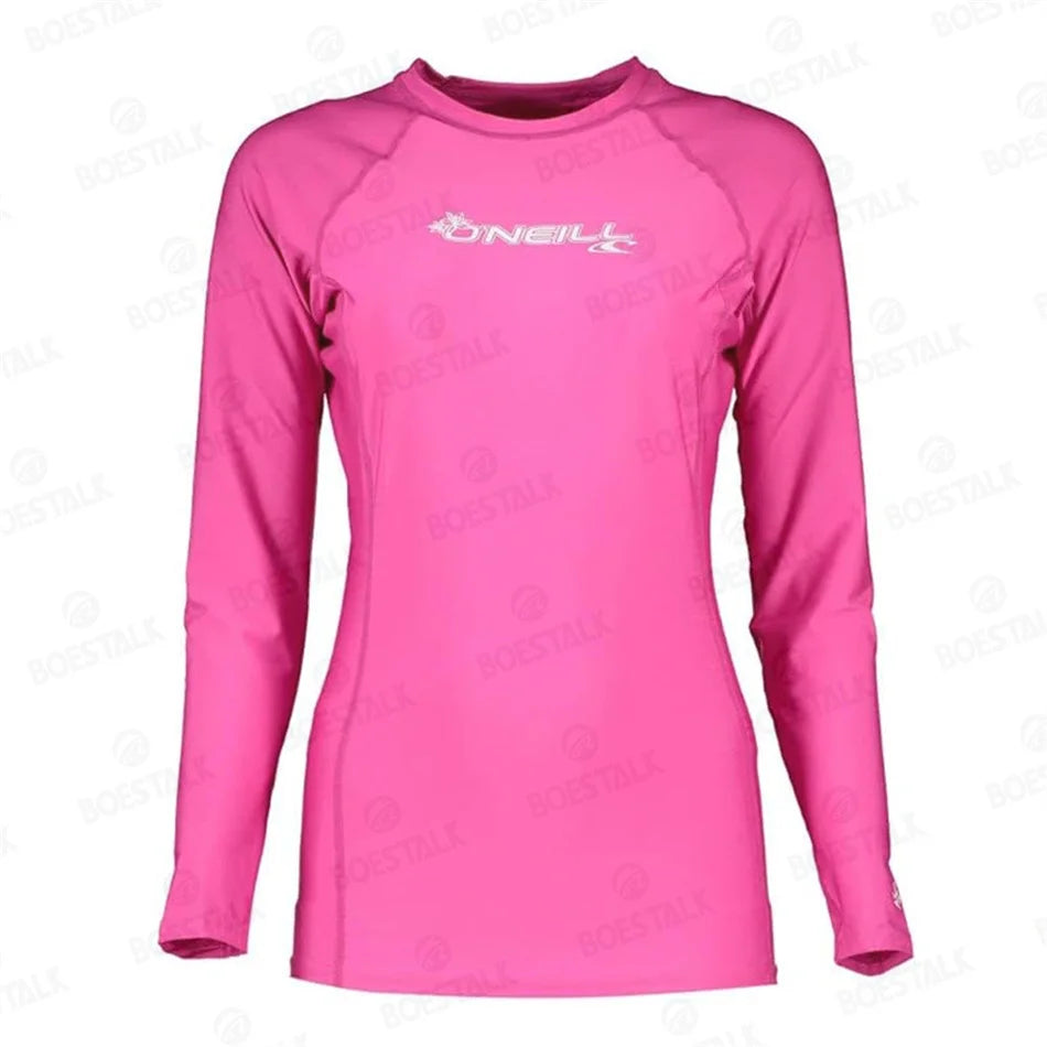 Rash guard for Women Surfing Clothes Swimsuit Rashguard Surf Wear Uv Protection Water Sport Long Sleeve T-shirt Swimwear Suit