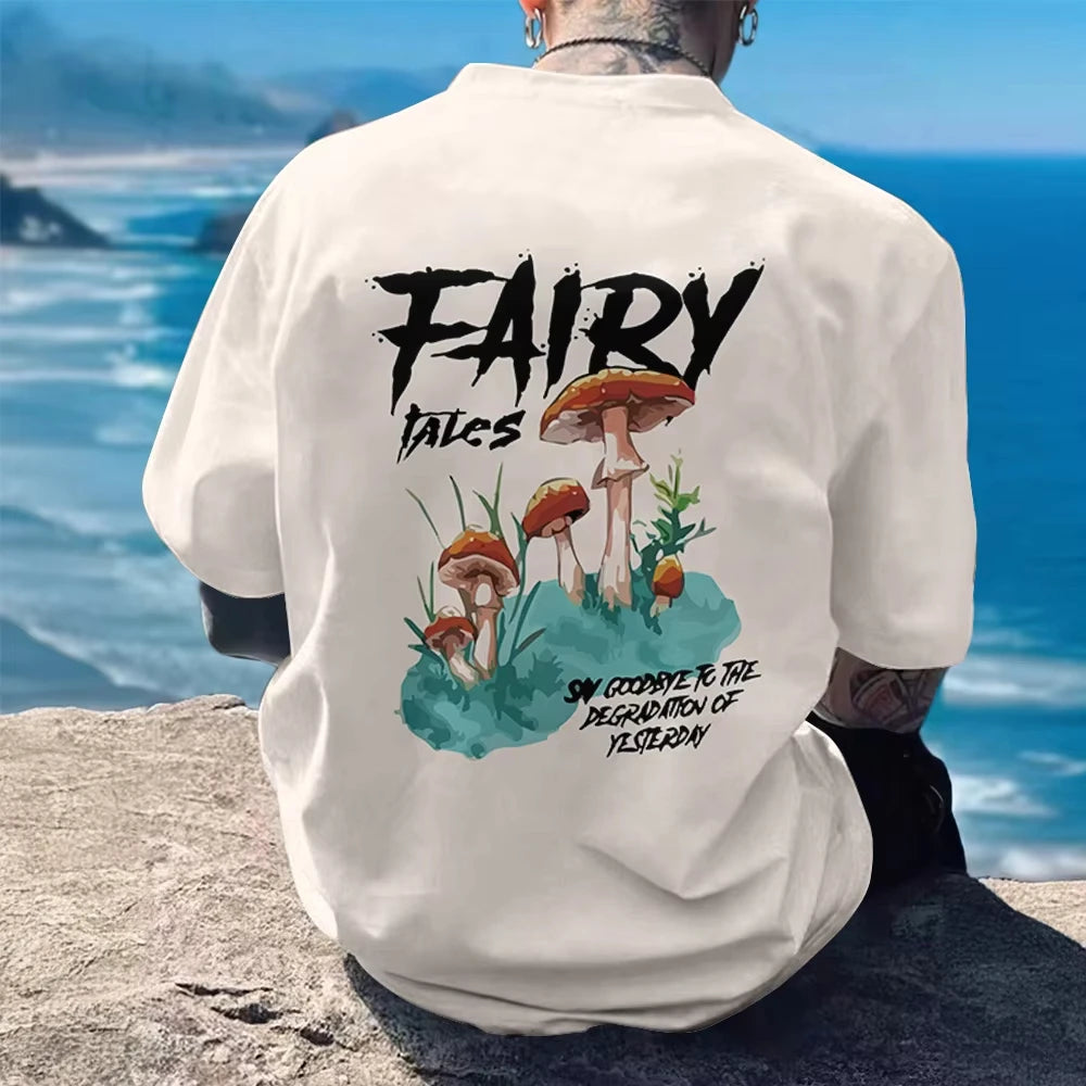 2026 Summer New Design Beach Vacation Surf Print Cotton T-Shirt Daily Casual Unisex For Kids And Adults