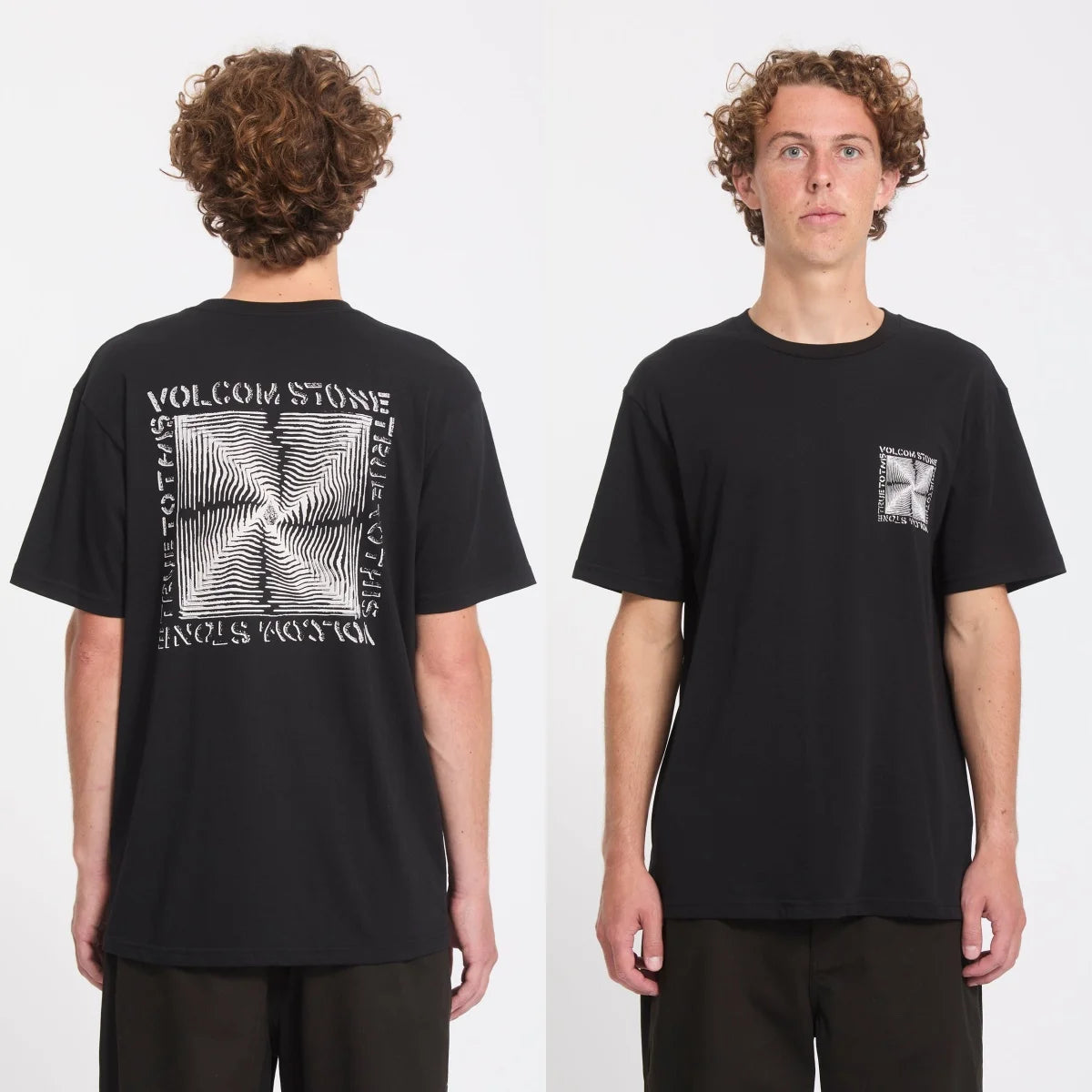 Workwear Volcom Outdoor Extreme Sports Trend Brand Graphic T-Shirt Cotton Men Women Skater Surfers Streetwear Tee