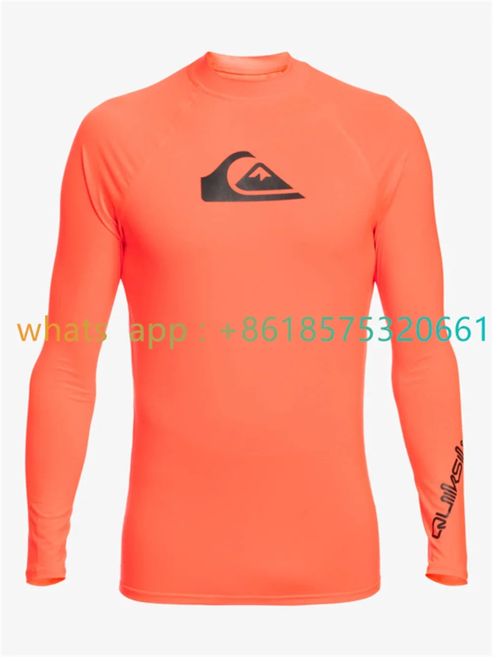 Men Surfing Wetsuit Long Sleeve Shirts Quick Drying Fitness Male Clothes Swimming Diving Rash Guard Swimwear UV Protection 2025