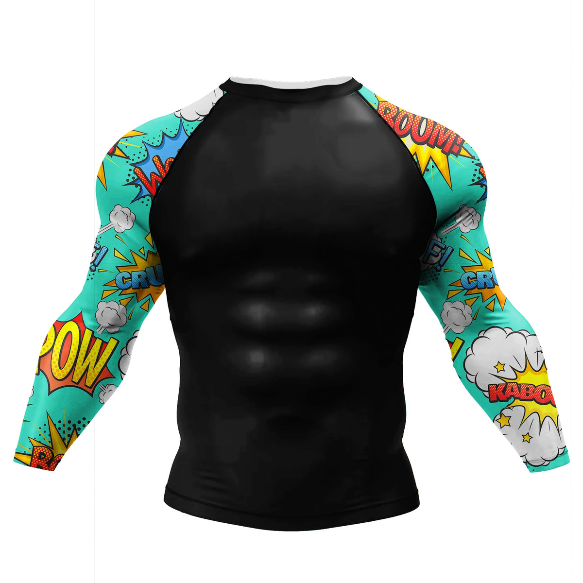 Cody Lundin Swimming Surfing T-shirt Tight Long Sleeve Compression Training Grappling Sportwear MMA BJJ Combat Rash Guard