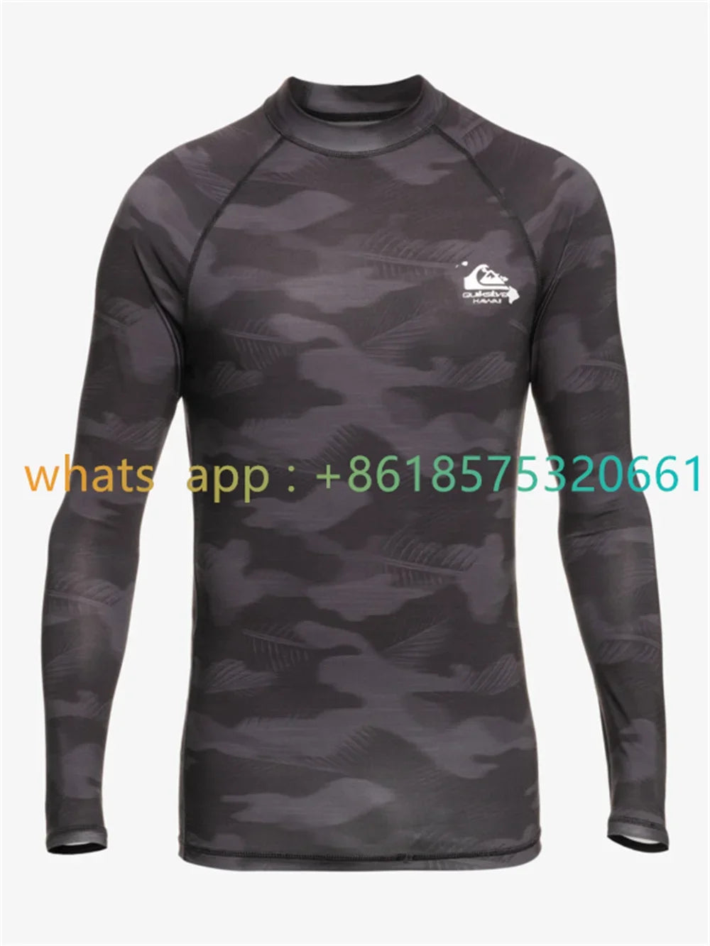Men Surfing Wetsuit Long Sleeve Shirts Quick Drying Fitness Male Clothes Swimming Diving Rash Guard Swimwear UV Protection 2025