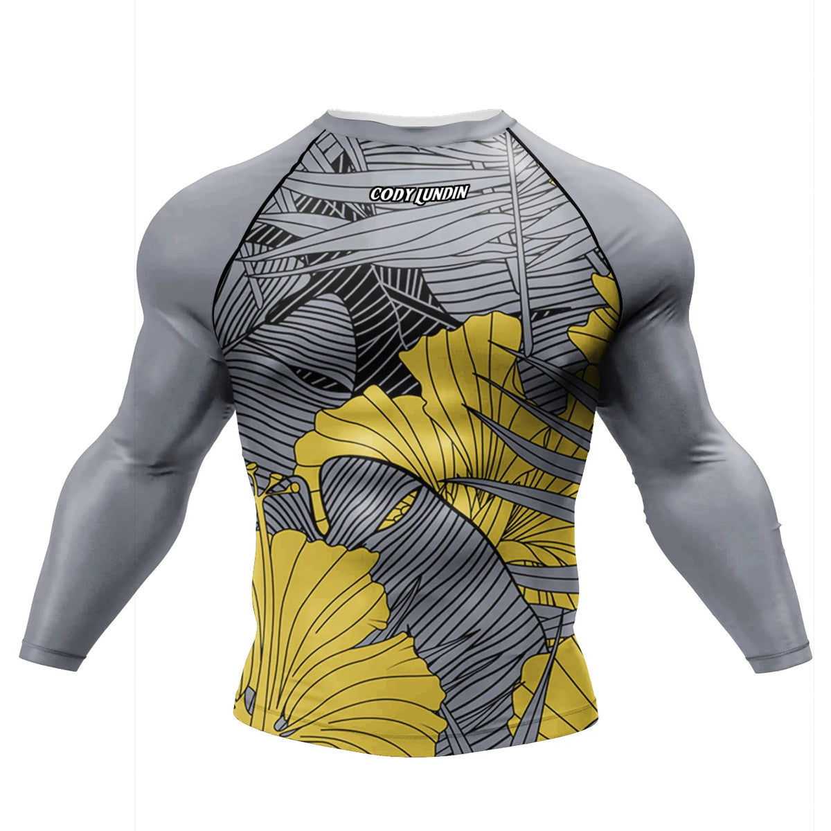Cody Lundin Swimming Surfing T-shirt Tight Long Sleeve Compression Training Grappling Sportwear MMA BJJ Combat Rash Guard