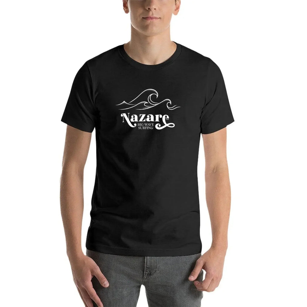 Nazaré Portugal Surf Graphic T-Shirt | MONSTER SWELL