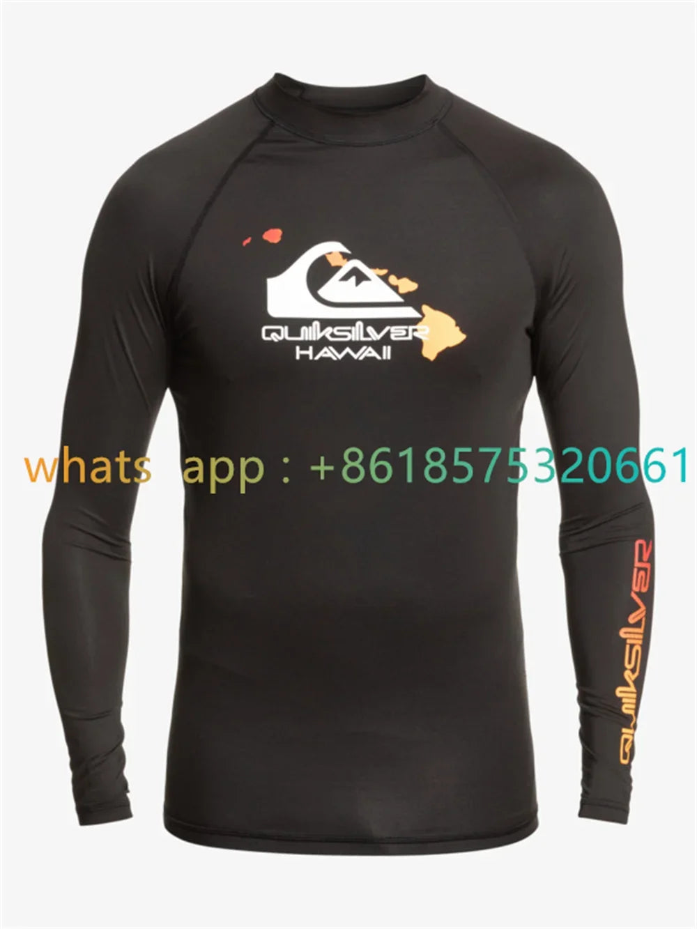 Men Surfing Wetsuit Long Sleeve Shirts Quick Drying Fitness Male Clothes Swimming Diving Rash Guard Swimwear UV Protection 2025