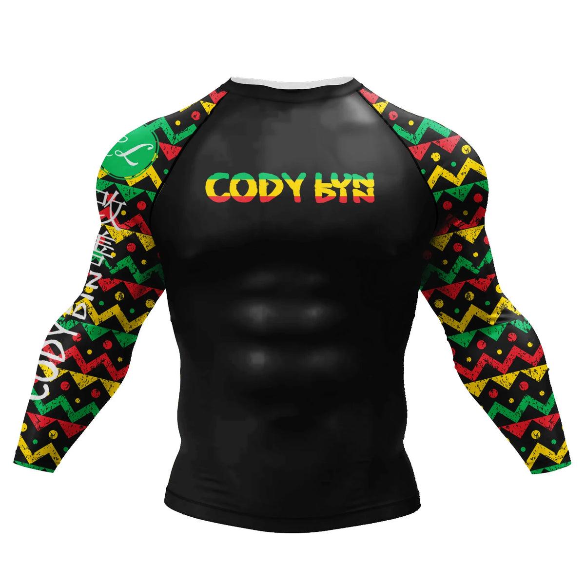 Cody Lundin Swimming Surfing T-shirt Tight Long Sleeve Compression Training Grappling Sportwear MMA BJJ Combat Rash Guard