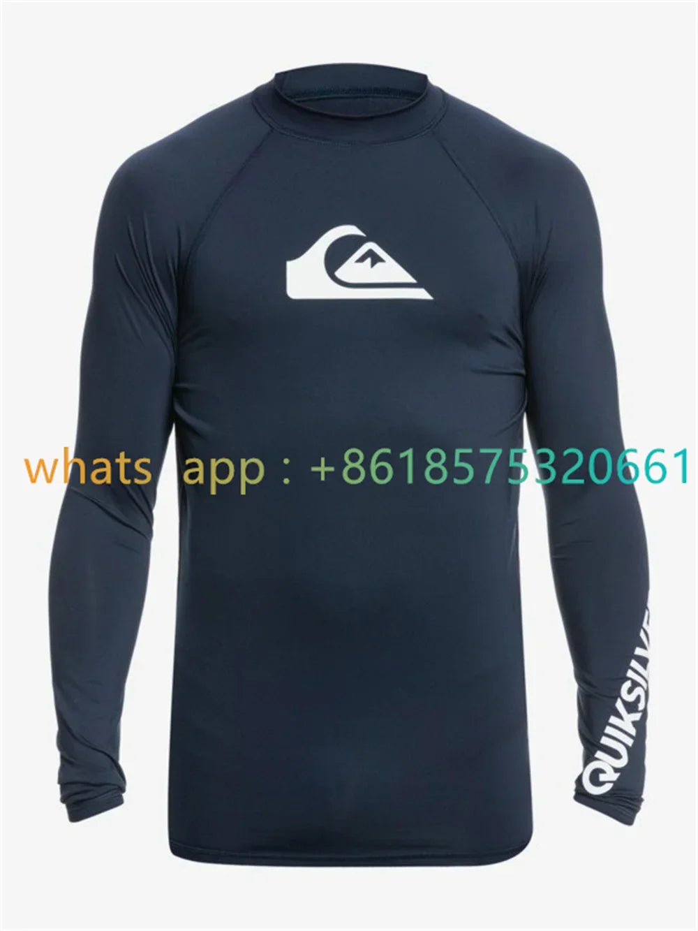 Men Surfing Wetsuit Long Sleeve Shirts Quick Drying Fitness Male Clothes Swimming Diving Rash Guard Swimwear UV Protection 2025