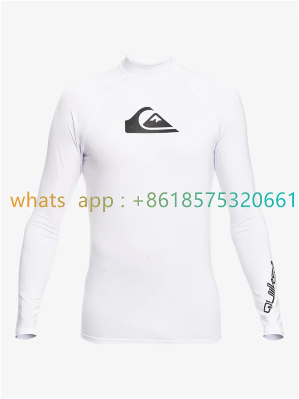 Men Surfing Wetsuit Long Sleeve Shirts Quick Drying Fitness Male Clothes Swimming Diving Rash Guard Swimwear UV Protection 2025