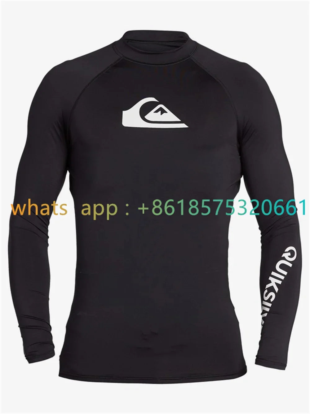 Men Surfing Wetsuit Long Sleeve Shirts Quick Drying Fitness Male Clothes Swimming Diving Rash Guard Swimwear UV Protection 2025
