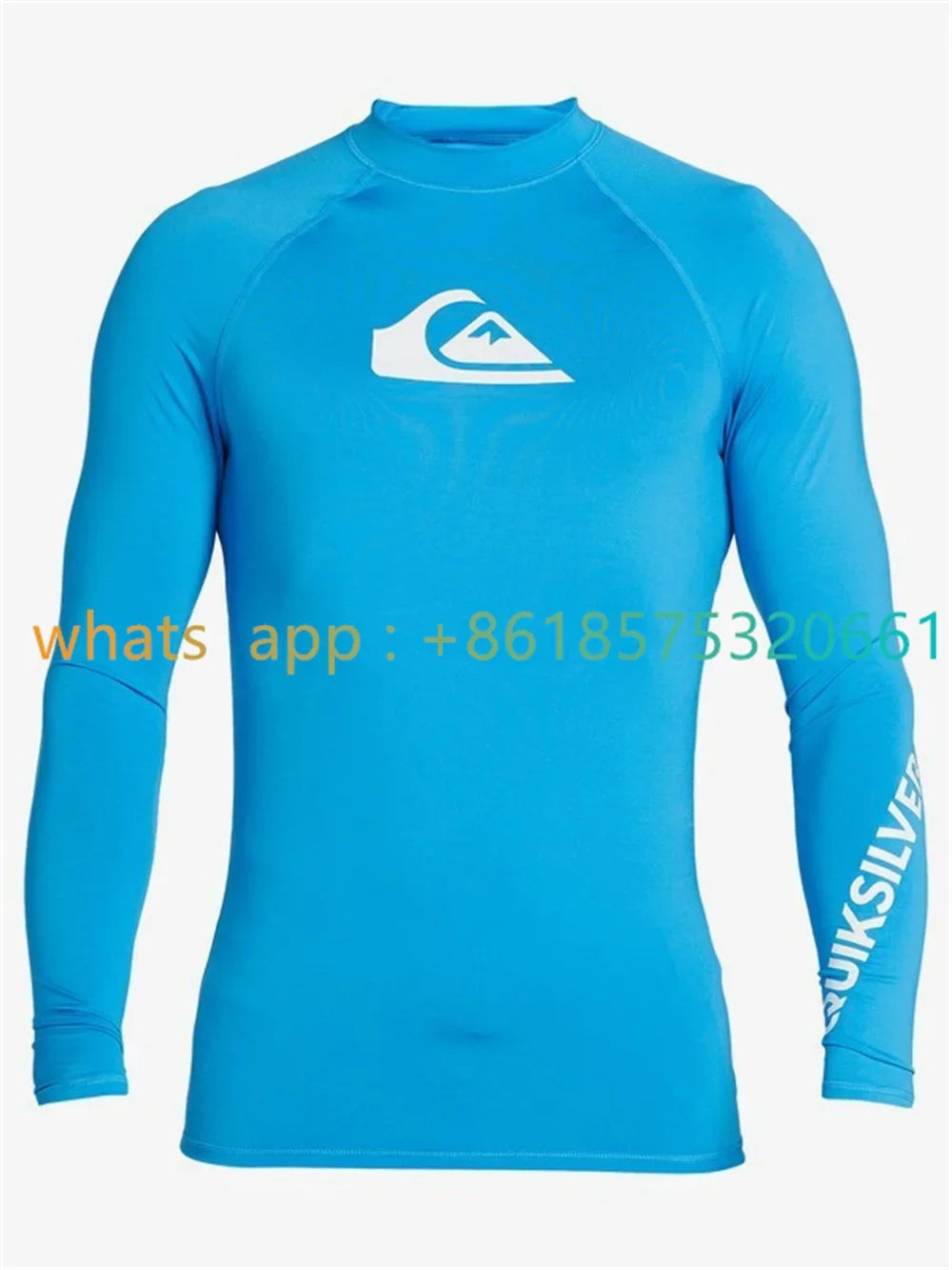Men Surfing Wetsuit Long Sleeve Shirts Quick Drying Fitness Male Clothes Swimming Diving Rash Guard Swimwear UV Protection 2025
