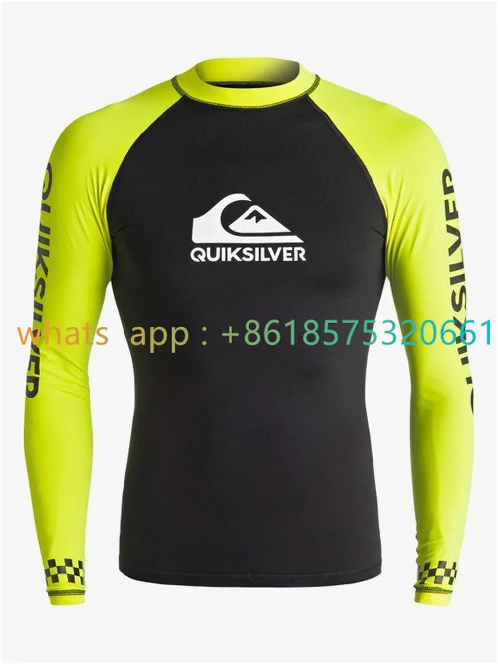 Men Surfing Wetsuit Long Sleeve Shirts Quick Drying Fitness Male Clothes Swimming Diving Rash Guard Swimwear UV Protection 2025
