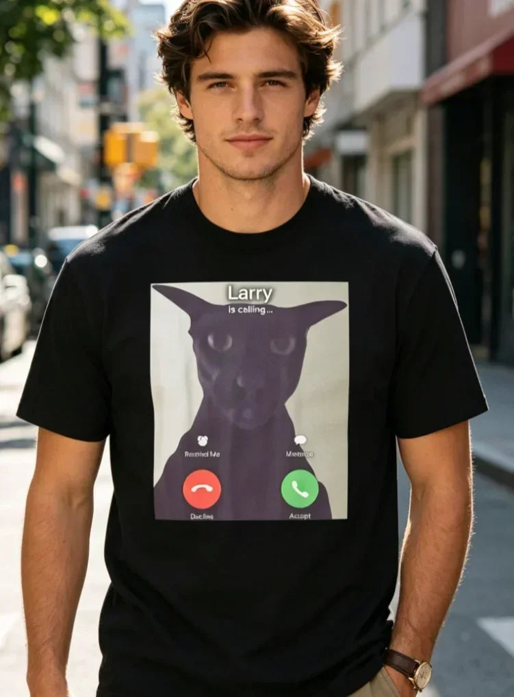 Funny Cat Surfing Great Wave Japanese Ukiyo-e Art T-Shirt New Short-sleeved Shirt Casual Loose Mesh Fashion Trend Black T-shirt